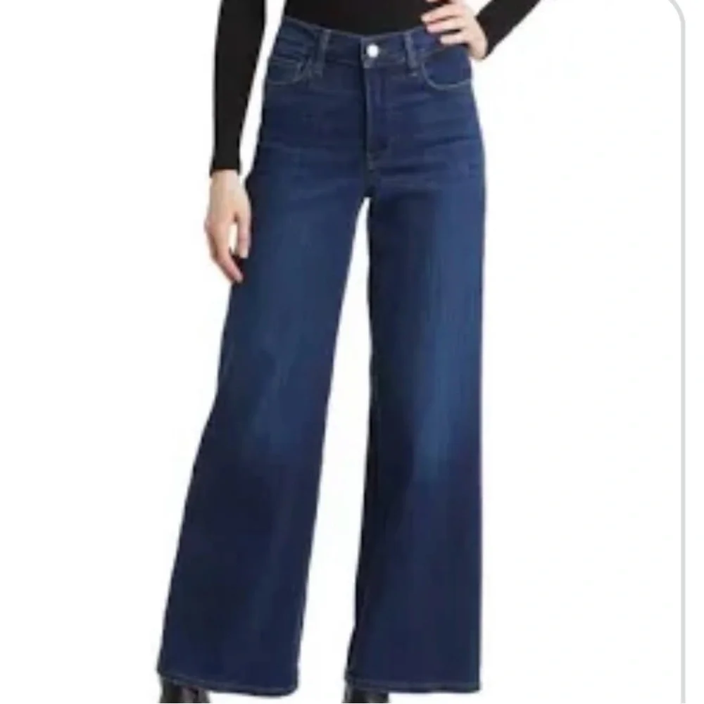 Frame Le Slim Palazzo Blue Jeans size 25 - Picture 4 of 13